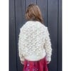 Marisa All-Over Popcorn Cable Knit Sweater, Ivory - Sweaters - 5