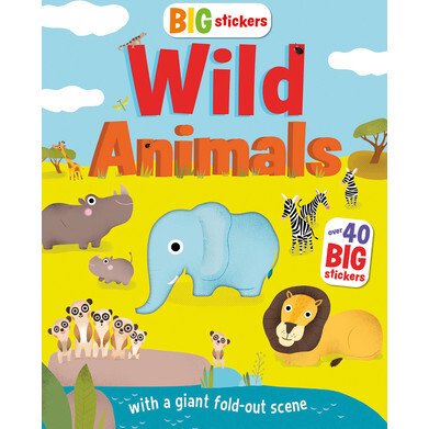 Kane Miller Big Stickers, Wild Animals