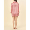 Women's Print Piped PJ Short Set, Felice Poppy - Pajamas - 2