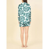 Women's Print Piped PJ Short Set, Cemile Juniper - Pajamas - 2
