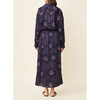 Women's Simone Long Sleeve Slit Maxi Shirt Dress, Mara Midnight - Dresses - 2