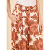 Women's Siinatra Floral Print Wide Leg Pant, Cemille Fig - Pants - 3