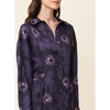 Women's Simone Long Sleeve Slit Maxi Shirt Dress, Mara Midnight - Dresses - 3
