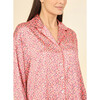 Women's Print Piped PJ Short Set, Felice Poppy - Pajamas - 4