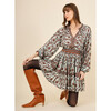 Women's Irma Vintage Bohemian Peasant Mini Dress, Remy Sage - Dresses - 5