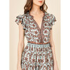 Women's Billie Double Ruffle Sleeve Midi Dress, Remy Sage - Dresses - 5