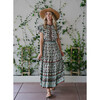 Women's Billie Double Ruffle Sleeve Midi Dress, Remy Sage - Dresses - 6