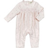 Hand Smocked Lullaby Flower Babygro - Rompers - 1 - thumbnail