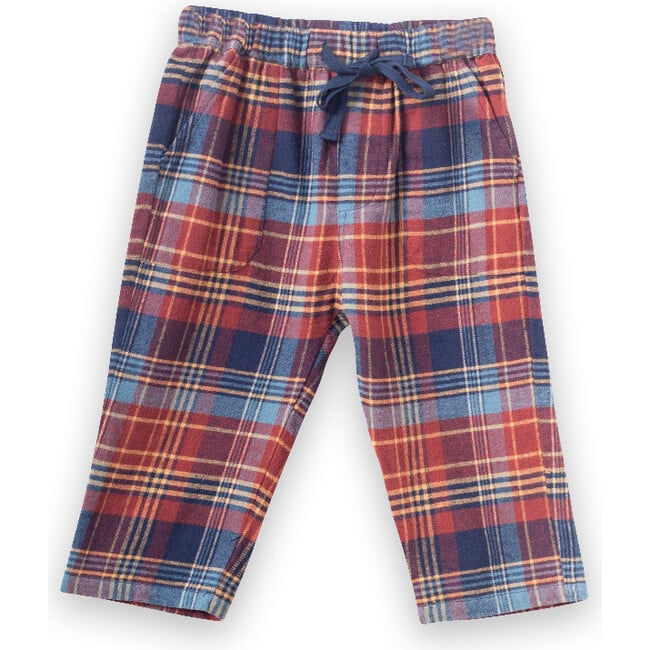 Baby Pants, Rust Plaid