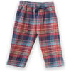 Baby Pants, Rust Plaid - Pants - 1 - thumbnail