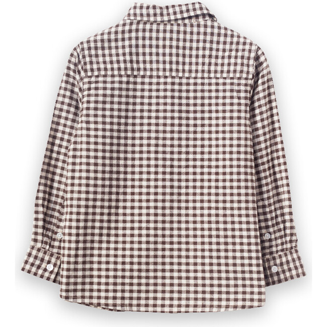 Boys Shirt, Walnut Check - Shirts - 3