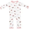 Zippered Romper, Butterfly - Rompers - 1 - thumbnail