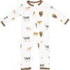 Zippered Romper, Moo - Rompers - 1 - thumbnail