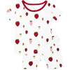 Sleeve Sleeve Toddler Pajama, Strawberry - Pajamas - 1 - thumbnail