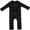 Zippered Romper, Midnight Constellation - Rompers - 1 - thumbnail