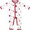 Romper, Strawberry - Rompers - 1 - thumbnail