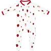 Zippered Footie, Strawberry - Footie Pajamas - 1 - thumbnail