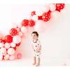 Sleeve Sleeve Toddler Pajama, Strawberry - Pajamas - 2
