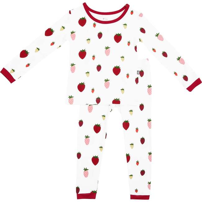 Long Sleeve Toddler Pajama, Strawberry