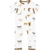 Zippered Romper, Moo - Rompers - 4