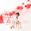 Long Sleeve Toddler Pajama, Strawberry - Pajamas - 2