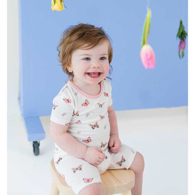 Sleeve Sleeve Toddler Pajama, Butterfly - Pajamas - 3