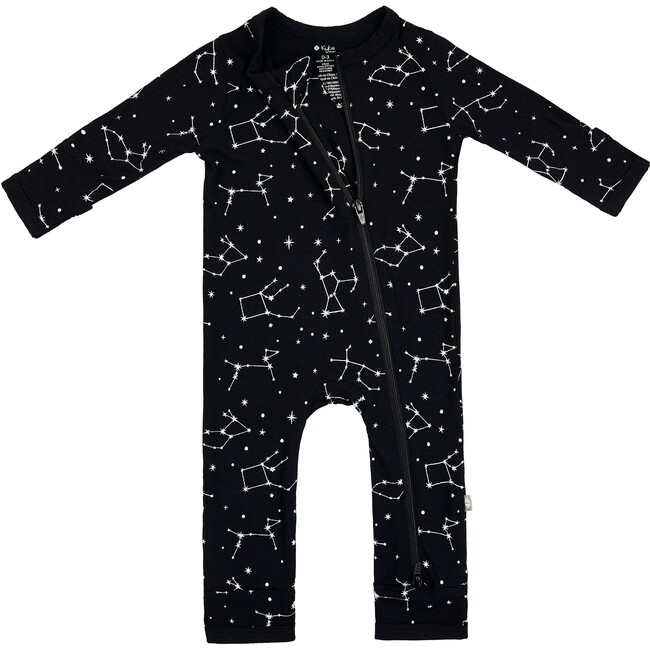 Zippered Romper, Midnight Constellation - Rompers - 4