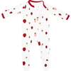 Zippered Footie, Strawberry - Footie Pajamas - 5