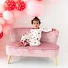 Long Sleeve Toddler Pajama, Strawberry - Pajamas - 4