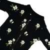 Zippered Footie, Midnight Magnolia - Footie Pajamas - 5