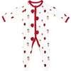 Footie, Strawberry - Footie Pajamas - 1 - thumbnail