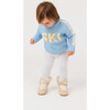 Ski Crew Neck Sweater, Powder Blue - Sweaters - 2