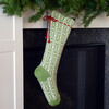 Green Patterned Stocking - Stockings - 2
