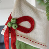 Green Stripe Stocking With Bow - Stockings - 3