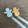 She Should Run Gingerbread Women Handmade Chalk, Turquoise - Bubbles/Chalk - 2