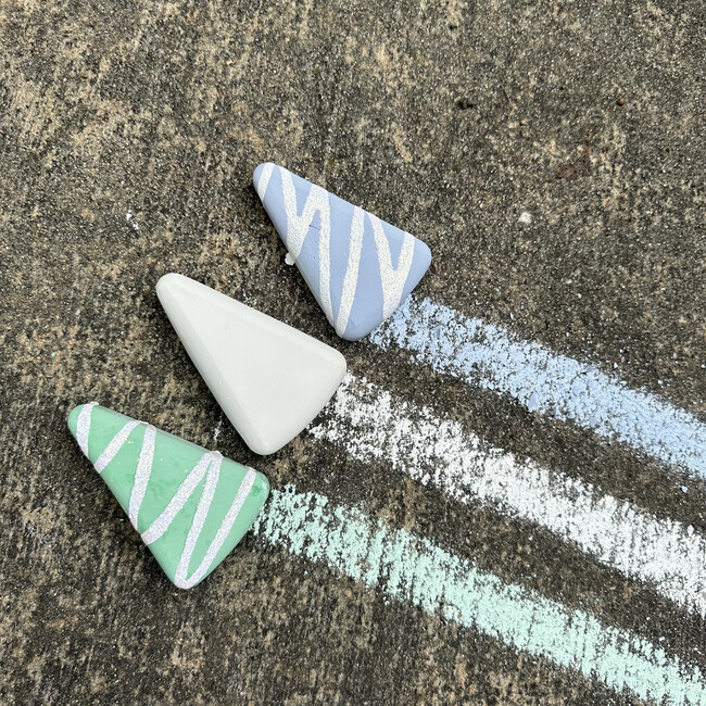 Snowglobe Trees Handmade Sidewalk Chalk
