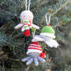 Set Of 3 Wintry Octopus Ornaments, Multi - Ornaments - 2