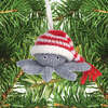 Set Of 3 Wintry Octopus Ornaments, Multi - Ornaments - 3