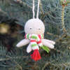 Set Of 3 Wintry Octopus Ornaments, Multi - Ornaments - 4