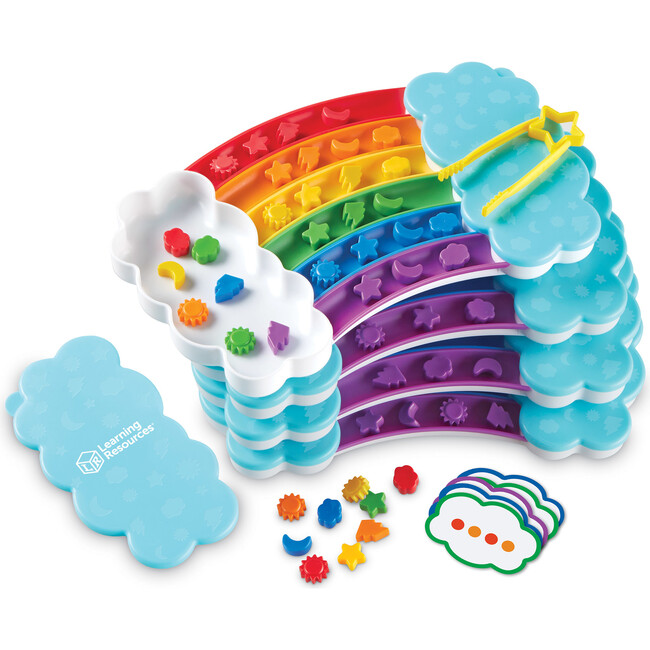 Rainbow Sorting Trays Classroom Edition