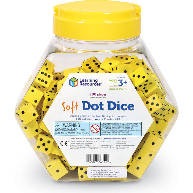 Soft Foam Dot Dice - STEM Toys - 3