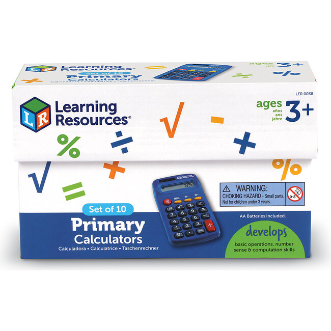 Primary Calculator, Set of 10 - STEM Toys - 4