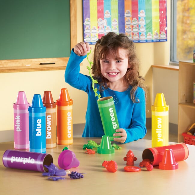 Rainbow Sorting Crayons - STEM Toys - 3