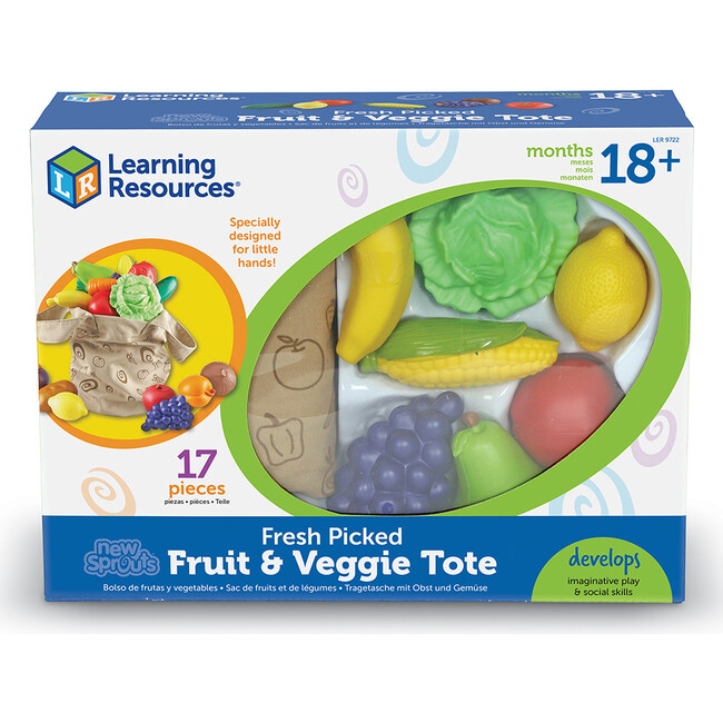 New Sprouts® Fresh Picked Fruit & Veggie Tote - STEM Toys - 5