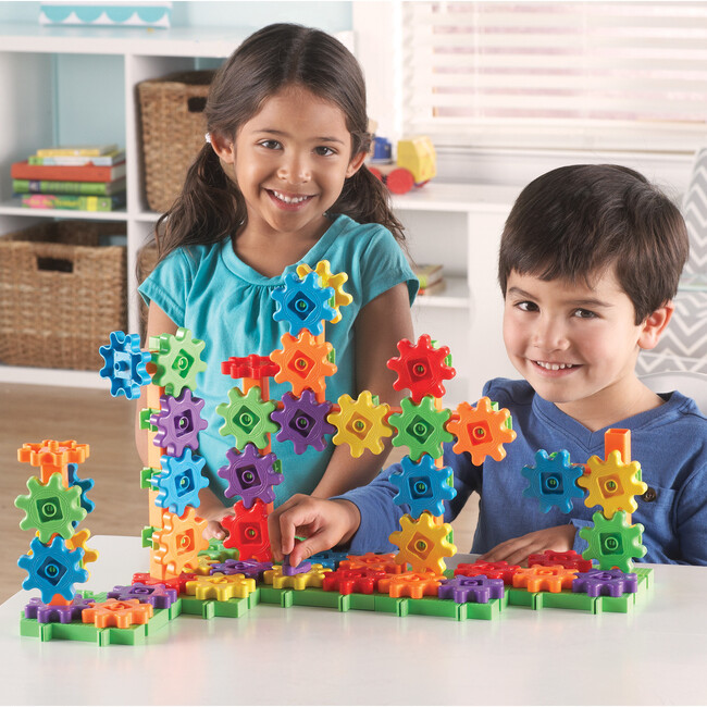 Gears! Gears! Gears!® 100-Piece Deluxe Building Set - STEM Toys - 2