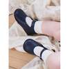 Leather Baby Mary Jane Shoes, Navy - Mary Janes - 2