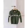Goyo Fair Isle Merino Kids Jumper, Dark Green - Sweatshirts - 2