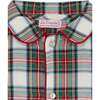Navidad Kids Pyjamas, Ivory Tartan - Pajamas - 3