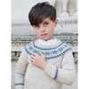 Fair Isle Merino Kids Jumper, Beige - Sweatshirts - 3