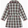 Justino Kids Robe, Ivory Tartan - Pajamas - 4